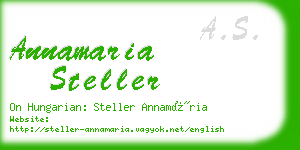 annamaria steller business card